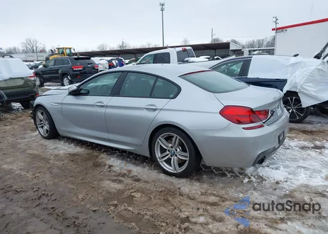 2016 BMW 640I Gran Coupe xDrive z USA, uszkodzony, nr VIN WBA6D2C51GGT65819